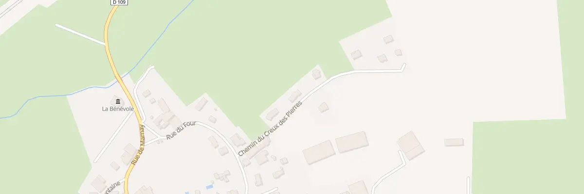 Plan du 5 Chem du Creux des Pierres à Burgille