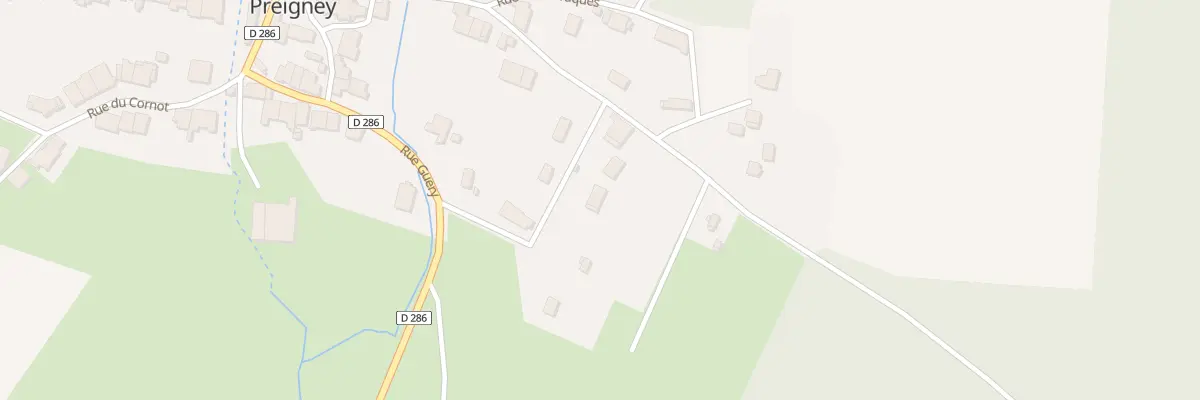 Plan du 8 Rue des Varennes à Preigney