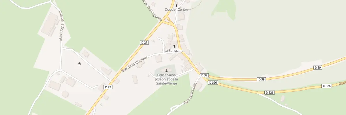 Plan du 171 Rue de la Chaline à Doucier