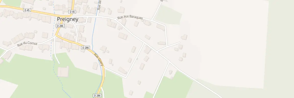 Plan du 12 Rue des Varennes à Preigney