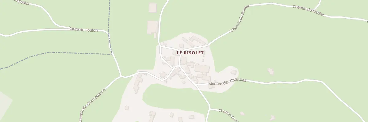 Plan du 5063 Le Risolet à Meyrieux-Trouet