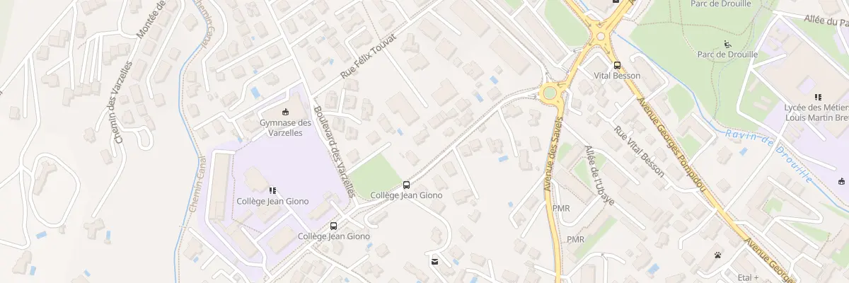 Plan du 166 Mte des Adrechs à Manosque