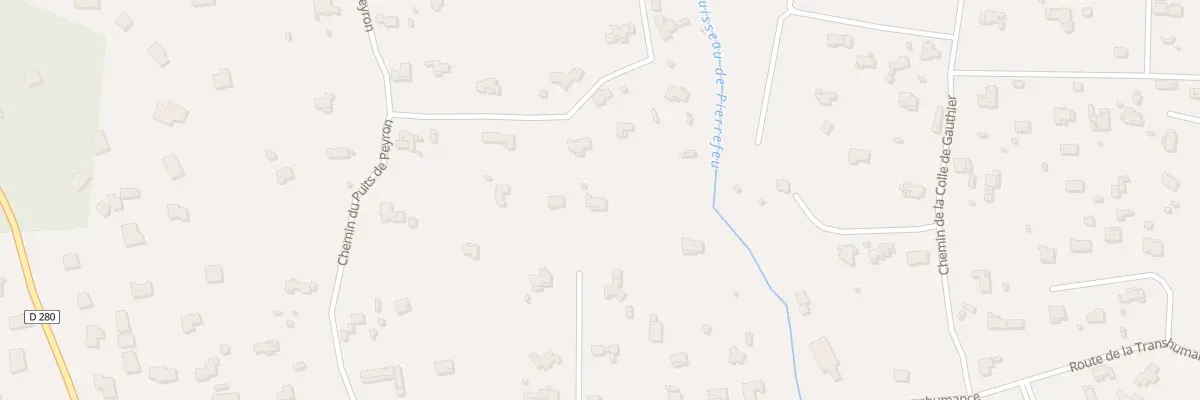 Plan du 6095 Pierrefeu à Nans-les-Pins