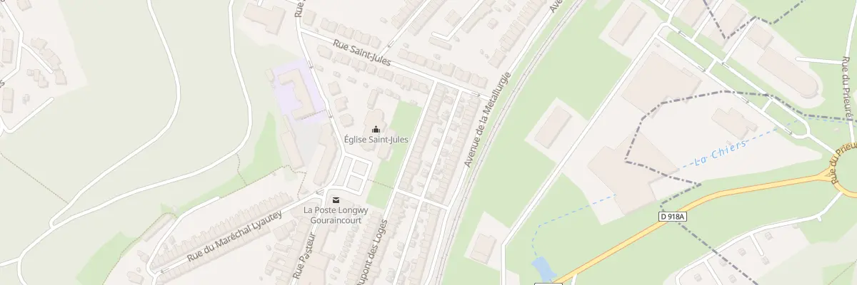 Plan du 72 Rue Dupont des Loges à Longwy