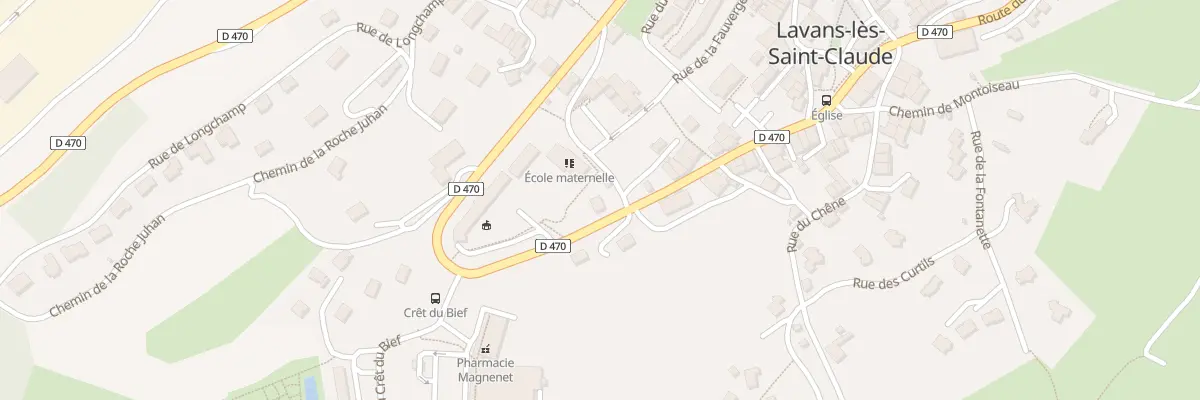 Plan du 757 Rte du Haut-Jura à Lavans-lès-Saint-Claude