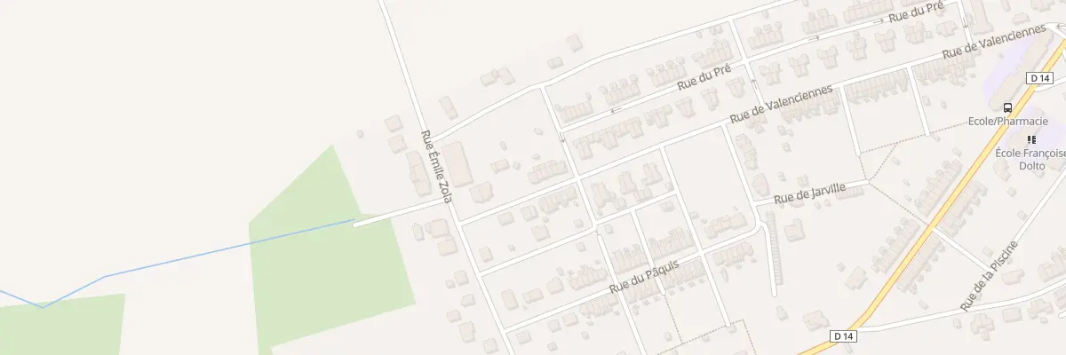 Plan du 140 Rue de Valenciennes à Joudreville