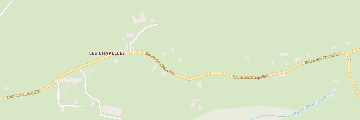 Plan du 1407 Rte des Chapelles à Attignat-Oncin