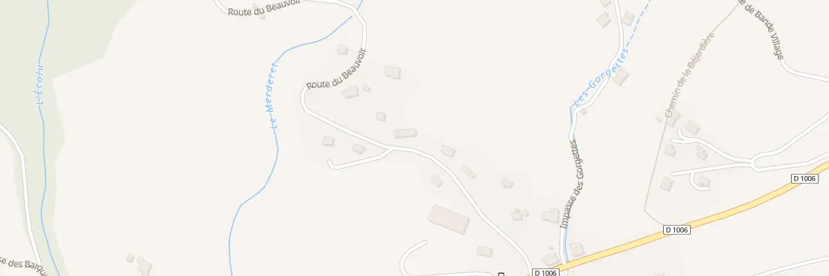 Plan du 210 Rte du Beauvoir à Saint-Christophe