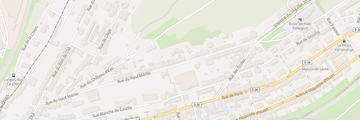 Plan du 55 Rue du Haut Mérite à Herserange