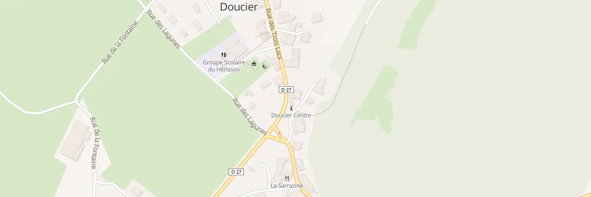 Plan du 700 Rue des 3 Lacs à Doucier