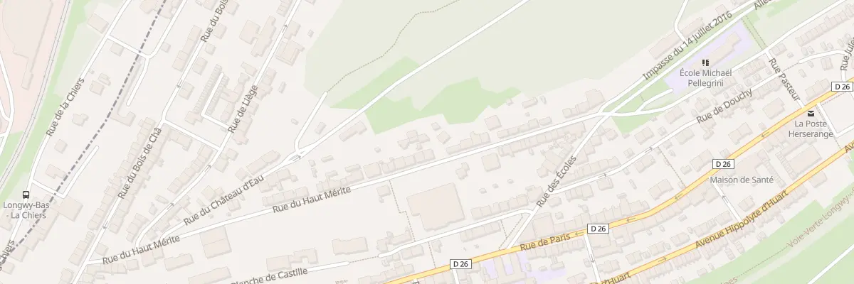 Plan du 59 Rue du Haut Mérite à Herserange