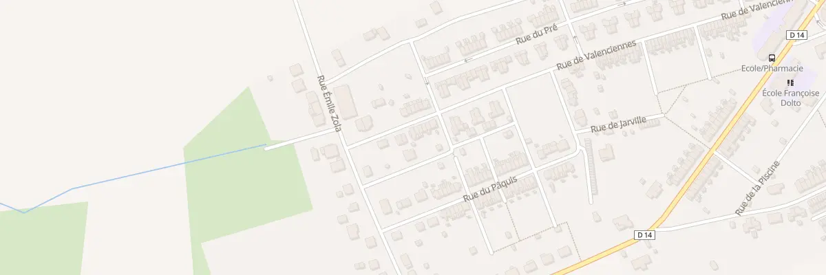 Plan du 139 Rue de Valenciennes à Joudreville
