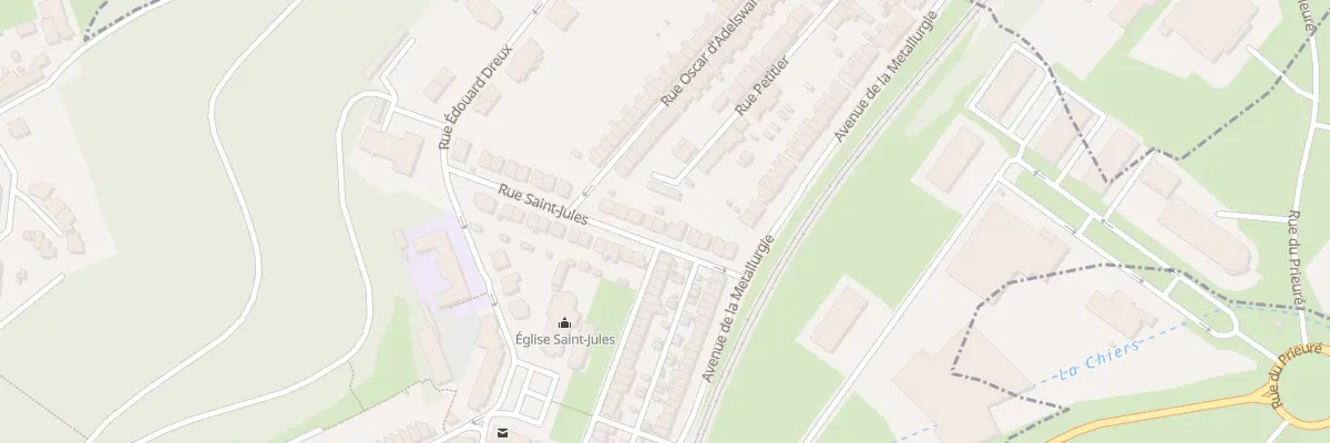 Plan du 12 Rue Saint-jules à Longwy