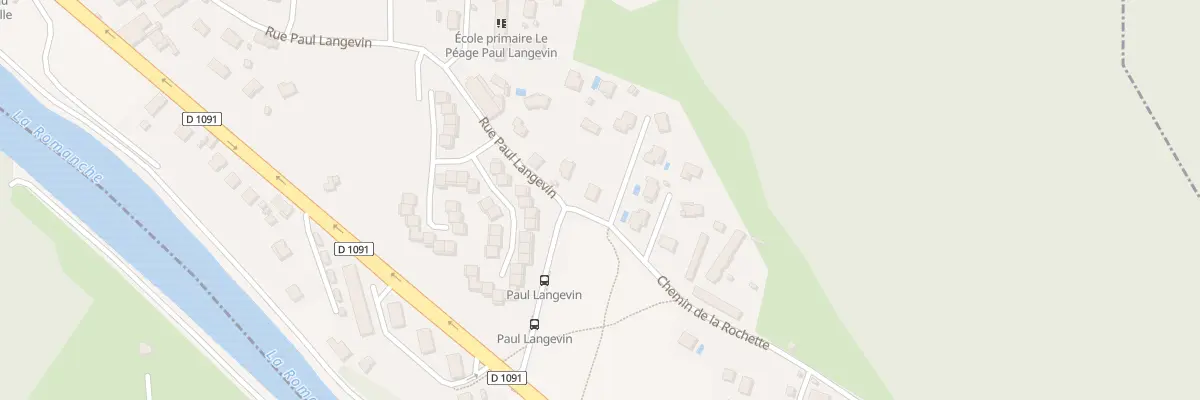 Plan du 17 Che de la Rochette à Vizille