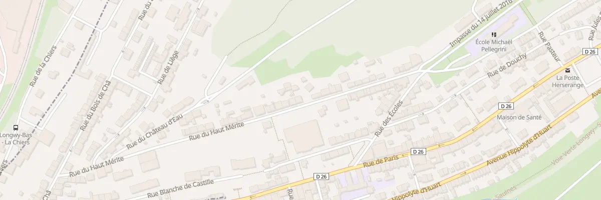 Plan du 57 Rue du Haut Mérite à Herserange