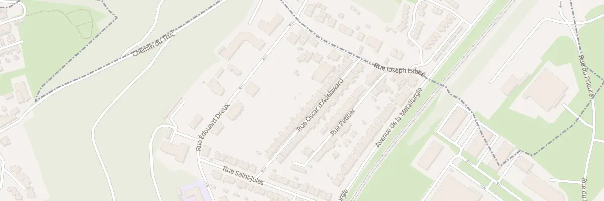 Plan du 33 Rue Oscar d’Adelsward à Longwy