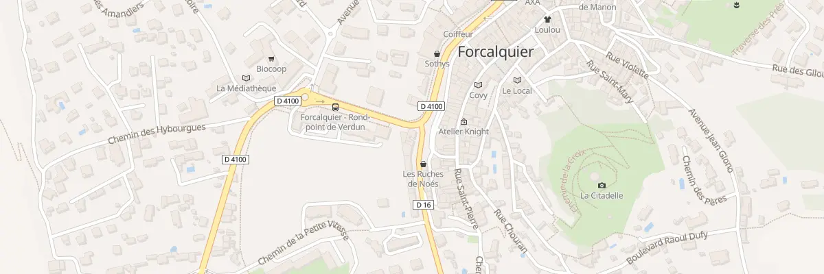 Plan du 2 Bd Bouche à Forcalquier