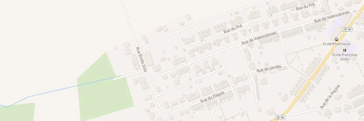 Plan du 132 Rue de Valenciennes à Joudreville