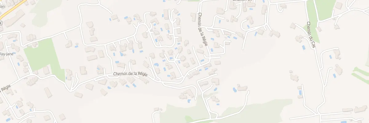 Plan du 685 Che de la Regie au Castellet