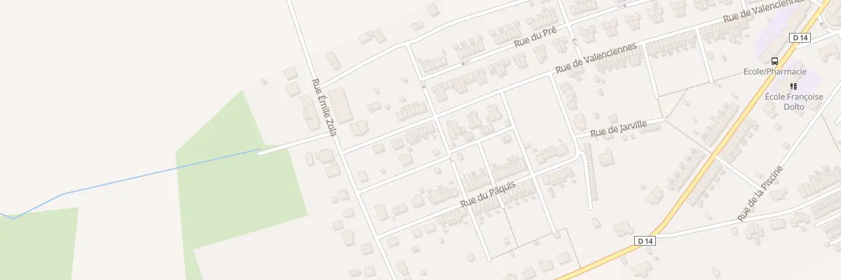 Plan du 135 Rue de Valenciennes à Joudreville