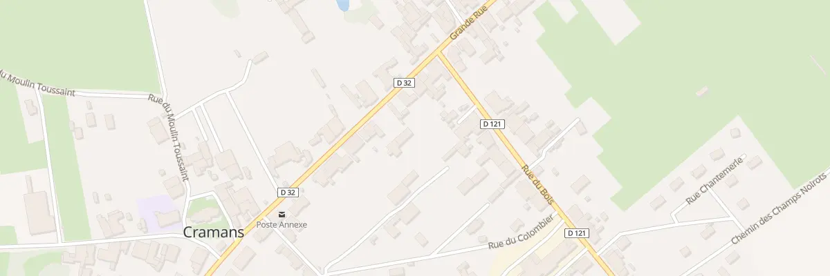 Plan du 43 Grande Rue à Cramans