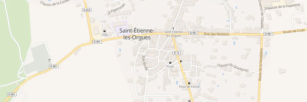 Plan du 32 Rue des Apothicaires à Saint-Étienne-les-Orgues