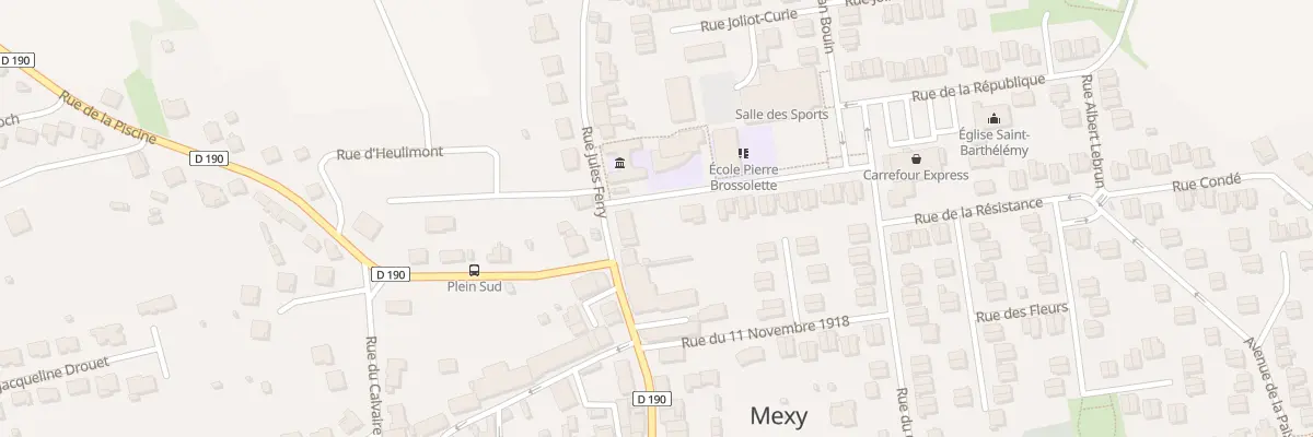 Plan du 2T Rue des Écoles à Mexy