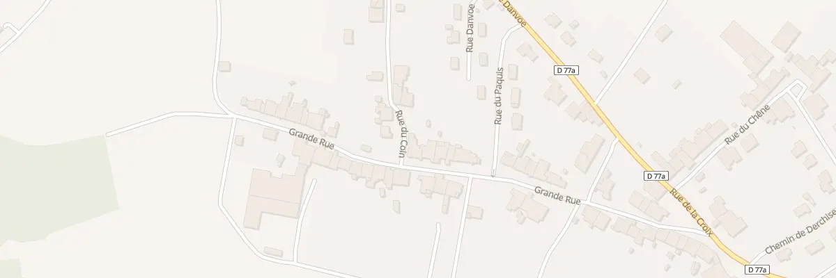 Plan du 20 Gr Grande Rue à Rouvres-la-Chétive