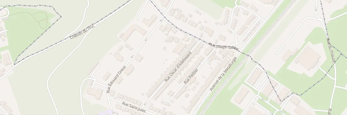 Plan du 41 Rue Oscar d’Adelsward à Longwy