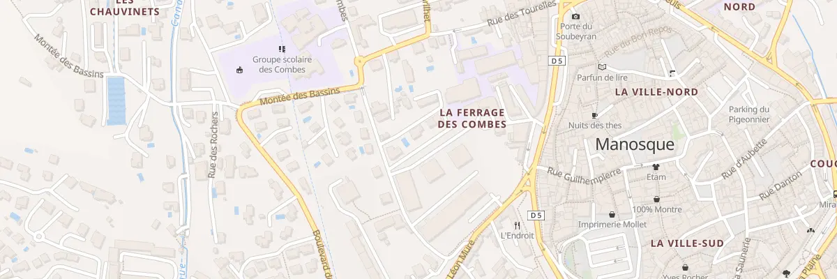 Plan du 9001 Imp du Professeur Fleming à Manosque