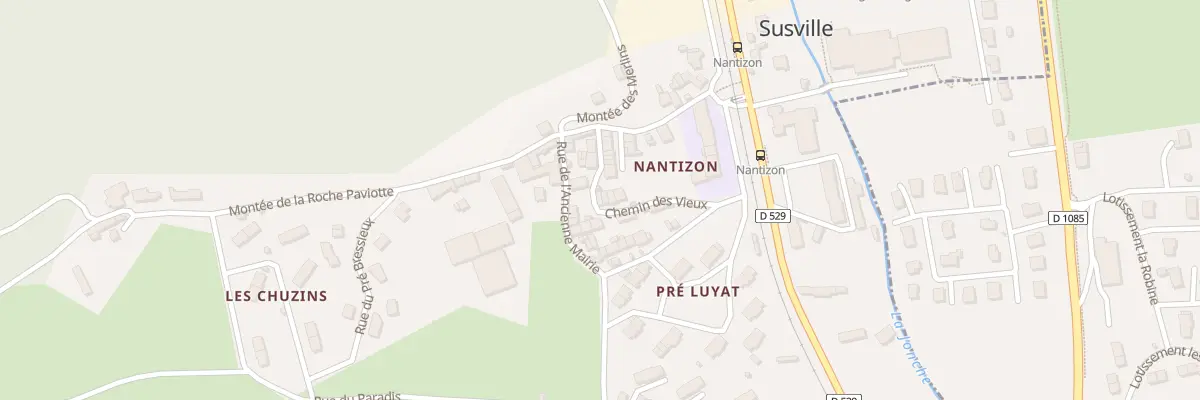 Plan du 88 Che des Vieux à Susville
