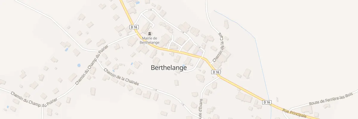 Plan du 25 Rue Principale à Berthelange