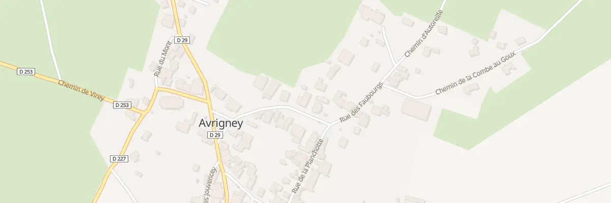 Plan du 9B Rue de l’Eglise a Avrigney à Avrigney-Virey