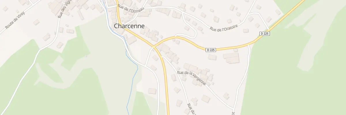 Plan du 7 Rue de la Vergenne à Charcenne