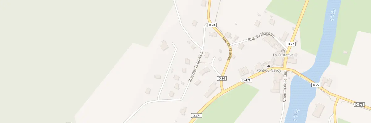Plan du 4 Rue des Ecouvées à Pont-du-Navoy