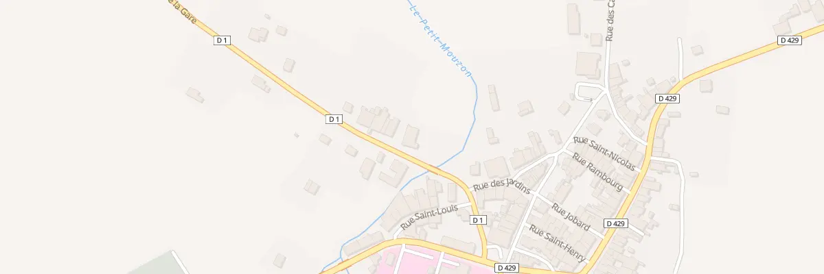 Plan du 12 Av de la Gare à Lamarche