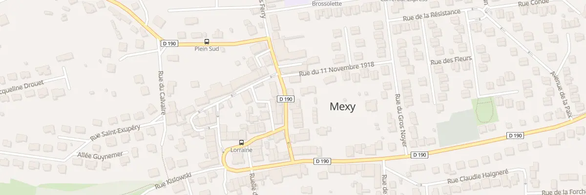 Plan du 8 Rue Jules Ferry à Mexy