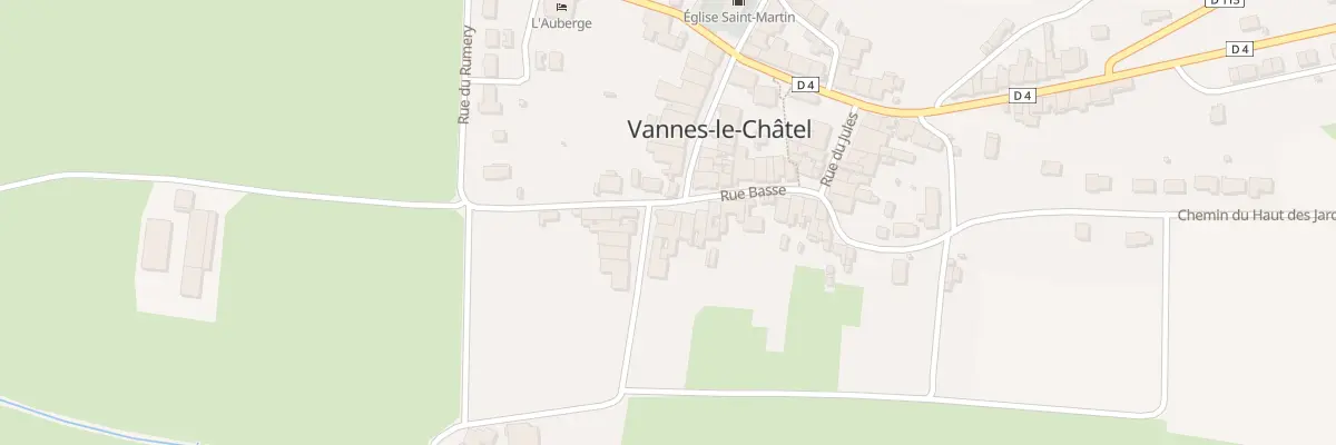 Plan du 2 Rue Basse à Vannes-le-Châtel