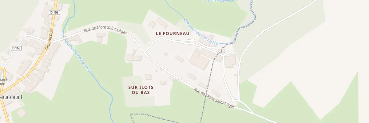 Plan du 7 Rue de Mont St Leger à Renaucourt