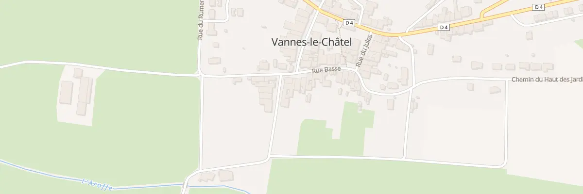 Plan du 1 Rue des Ponts à Vannes-le-Châtel