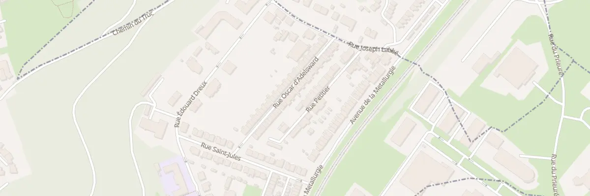 Plan du 30 Rue Oscar d’Adelsward à Longwy