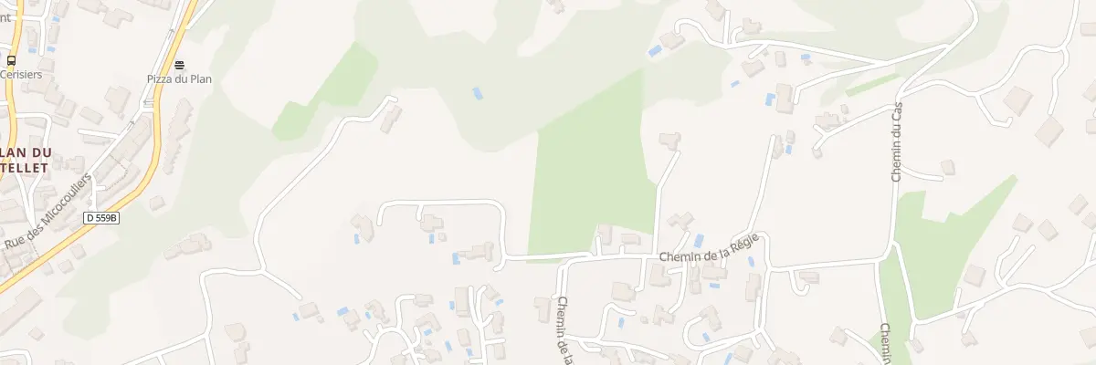 Plan du 957 Che de la Regie au Castellet