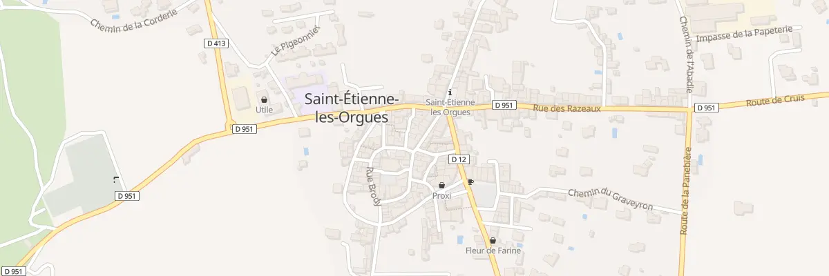 Plan du 31 Rue de la Paix à Saint-Étienne-les-Orgues
