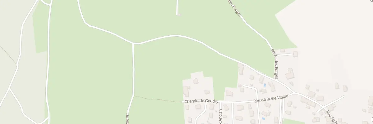 Plan du 6 Che de Geudry à Chanay