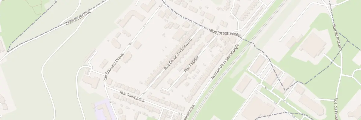 Plan du 34 Rue Oscar d’Adelsward à Longwy