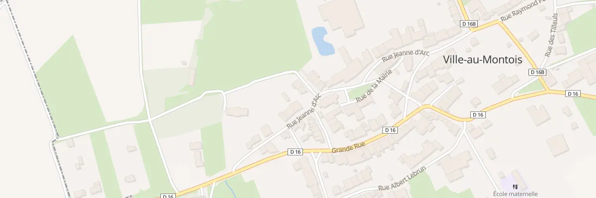 Plan du 11 Rue Jeanne d’Arc à Ville-au-Montois