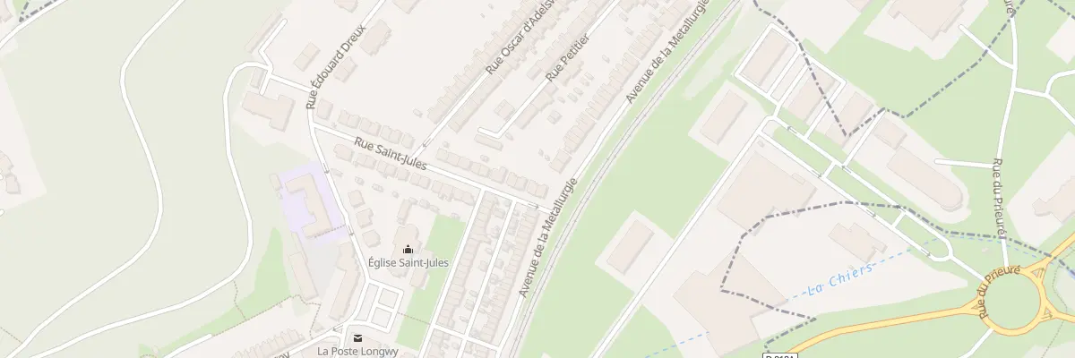 Plan du 4 Rue Saint-jules à Longwy