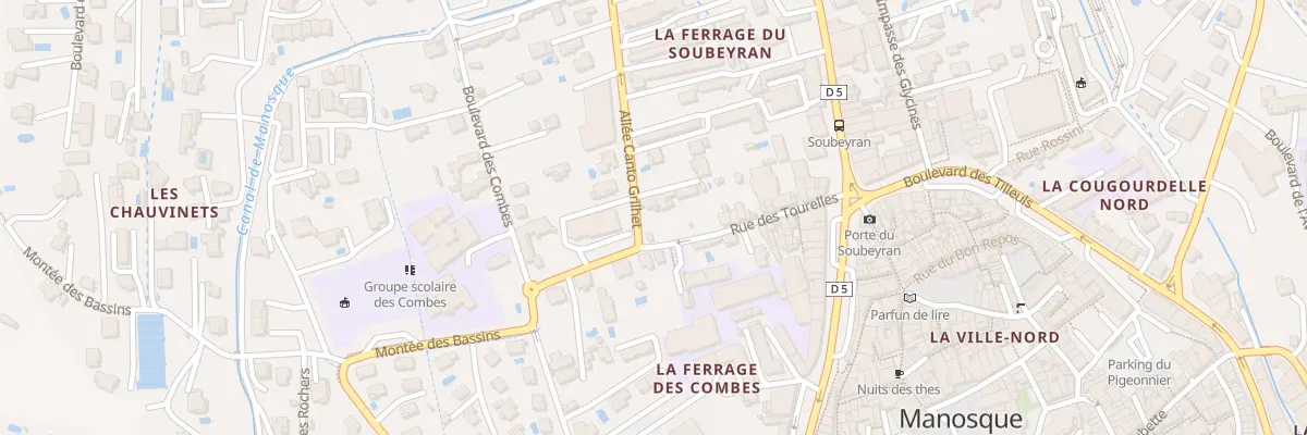 Plan du 16 Rue des Tourelles à Manosque