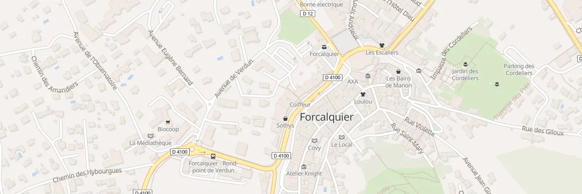 Plan du 16 Bd Latourette à Forcalquier