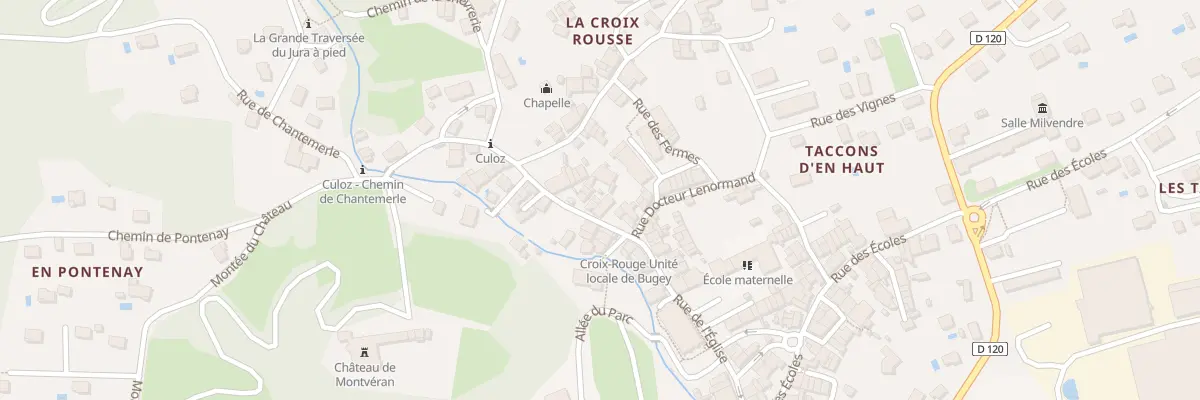 Plan du 50B Rue Henry Dunant à Culoz-Béon
